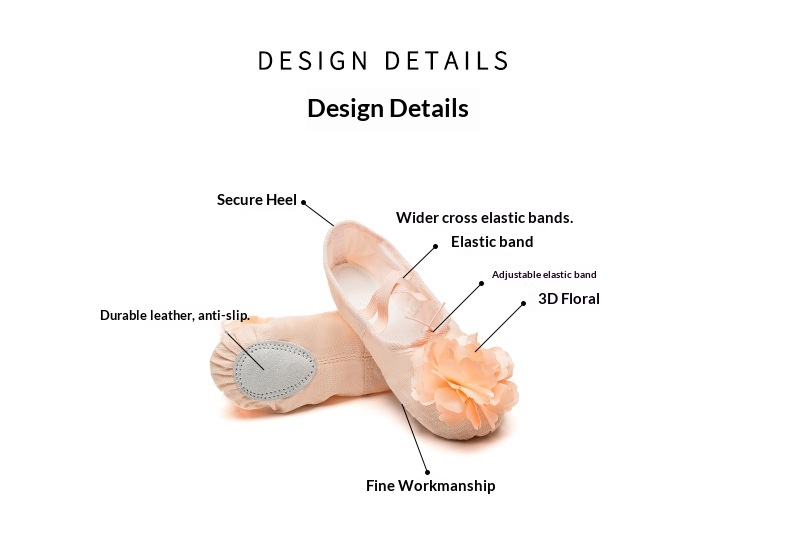 Dance Shoes Ballet Soft Soled Practice Shoes For Adults And Kids_voghion.com