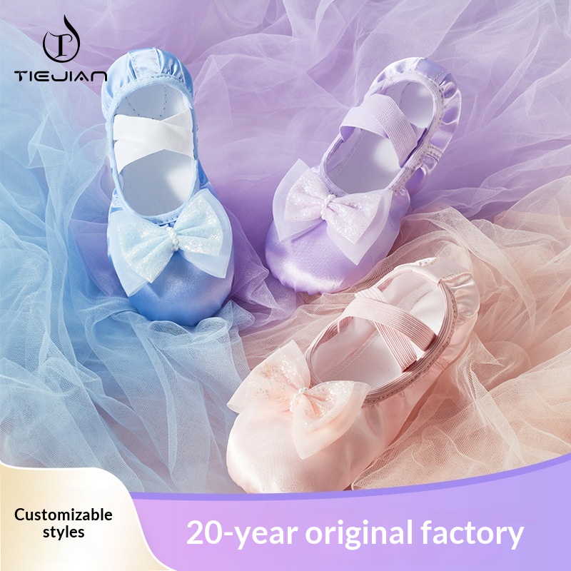 Dansschoenen voor meisjes, vlinder- en bloemmotief, kinderschoenen, kattenpootjes, zomerschoenen, zachte zool, veterloze gymnastiek- en dansschoenen, oefenschoenen, balletschoenen_voghion.com