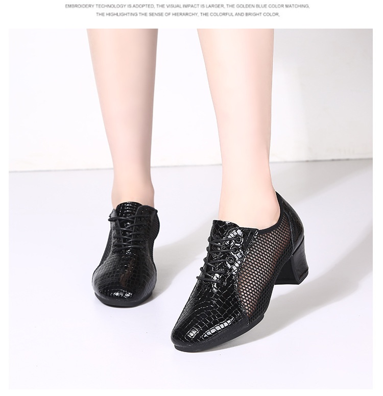 Dansschoenen van echt leer voor dames latijns balzaal dans_voghion.com