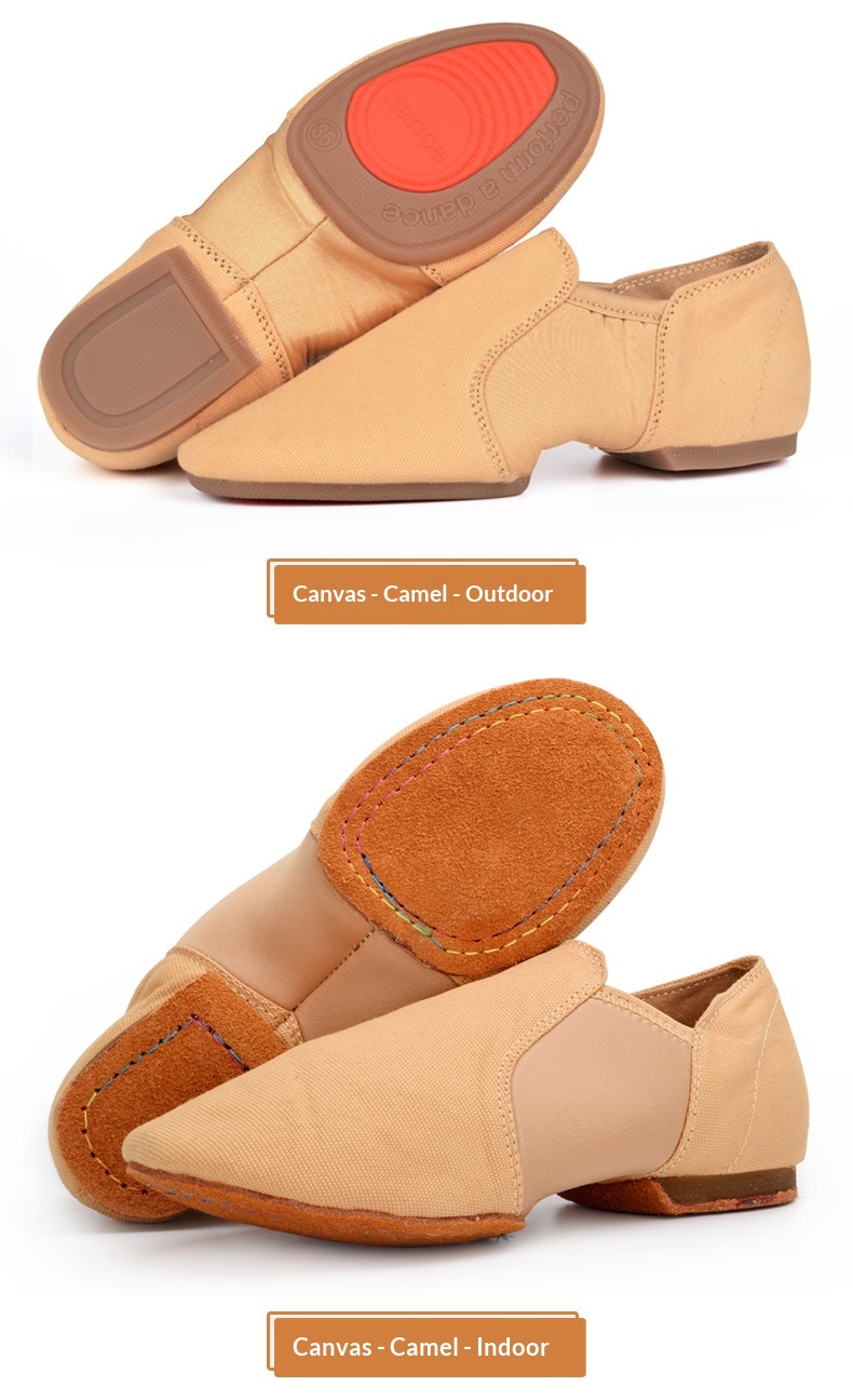 Damen Tanzschuhe Mit Elastischem Stoff Und Weicher Sohle Für Jazz_voghion.com