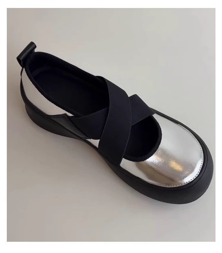 Women's Leather Mary Jane Dance Shoes With Thick Sole And Strap_voghion.com