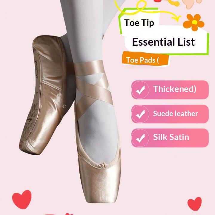 Sapatilhas de dança Cross-Border Ballet para meninas, com tiras, em cetim, para prática de balé e dança infantil._voghion.com