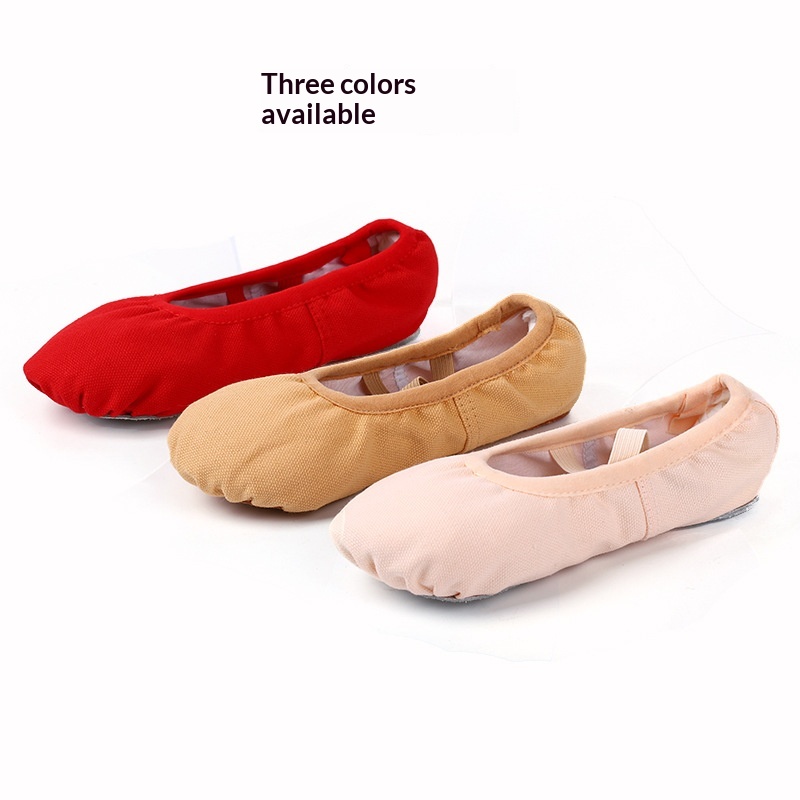 Tanzschuhe für Kinder, elastisch, ohne Schnürsenkel, weiche Sohle, Katzenpfoten-Design, Übungsschuhe für Tanz und Ballett_voghion.com