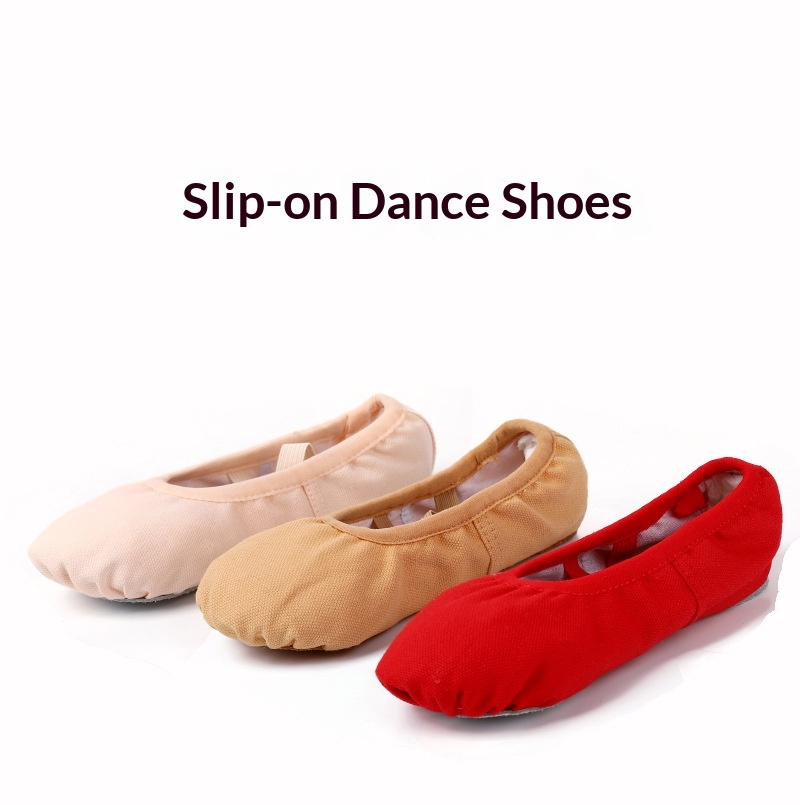Ballettschuhe Für Kinder Mit Weicher Sohle Elastisch Ohne Schnürung_voghion.com