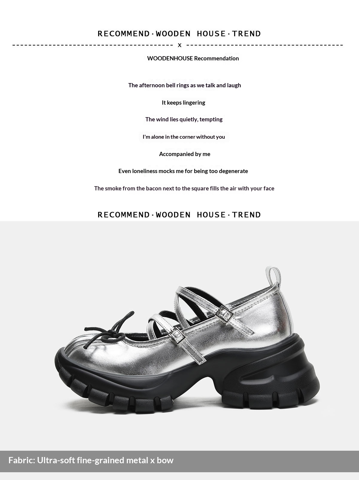 Women's Silver Ballet Dance Shoes Platform Thick Soled Leather_voghion.com