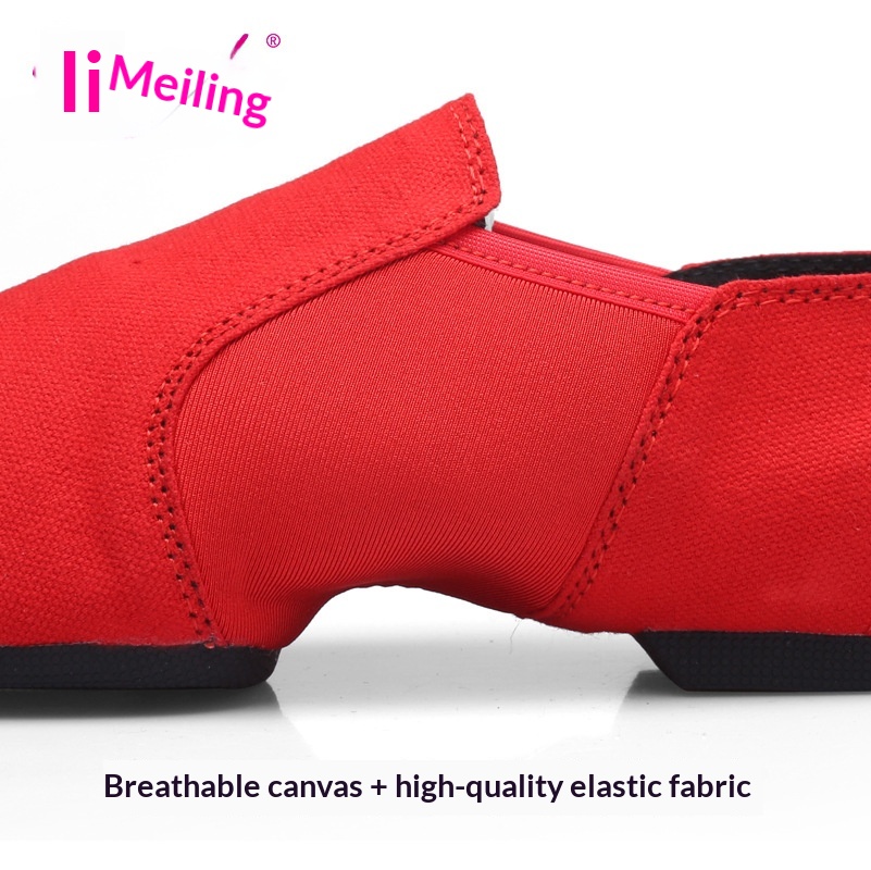 Yimeihan Tanzschuhe mit weicher Sohle, Übungsschuhe für Damen, elastisches Material, Jazz-, Yoga-, Ballett- und Körpertanzschuhe für Erwachsene_voghion.com