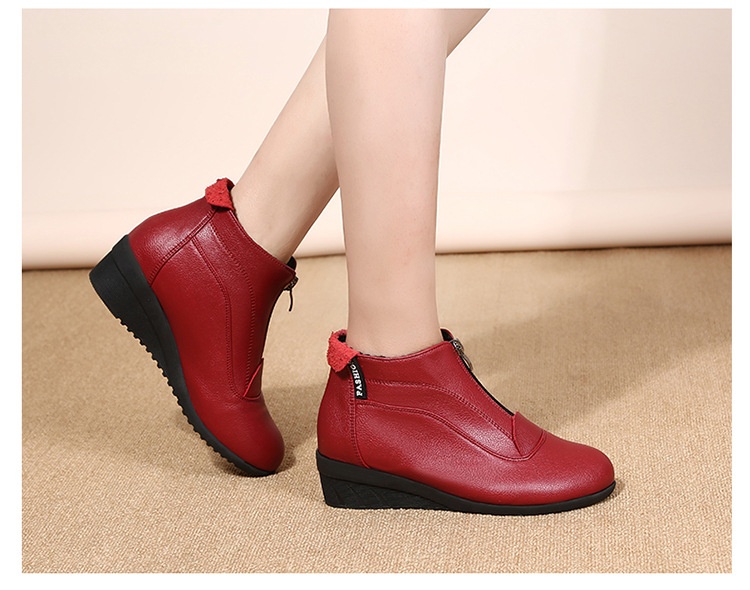 Women's Winter Dance Boots Flat Cold-proof Square Dance Shoes_voghion.com