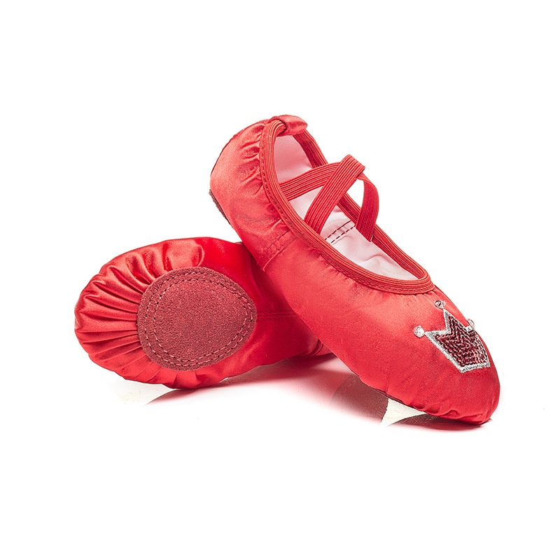 Scarpe da ballo per bambine, scarpe da ballo da principessa con suola morbida a forma di zampa di gatto, scarpette da ballo rosa per neonate_voghion.com