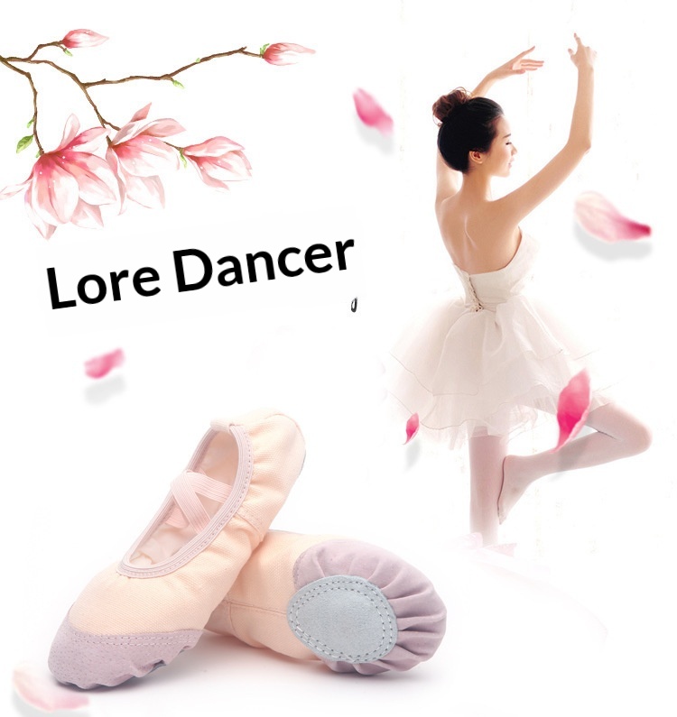 Childrens Dance Shoes Soft Sole Leather Ballet Practice Footwear_voghion.com