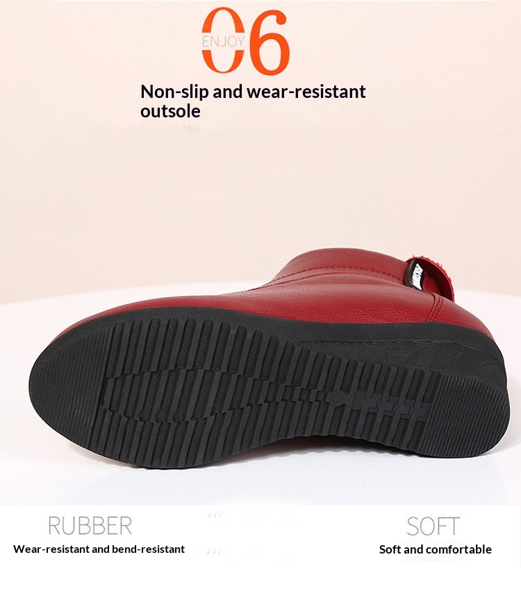 Women's Winter Dance Boots Flat Cold-proof Square Dance Shoes_voghion.com