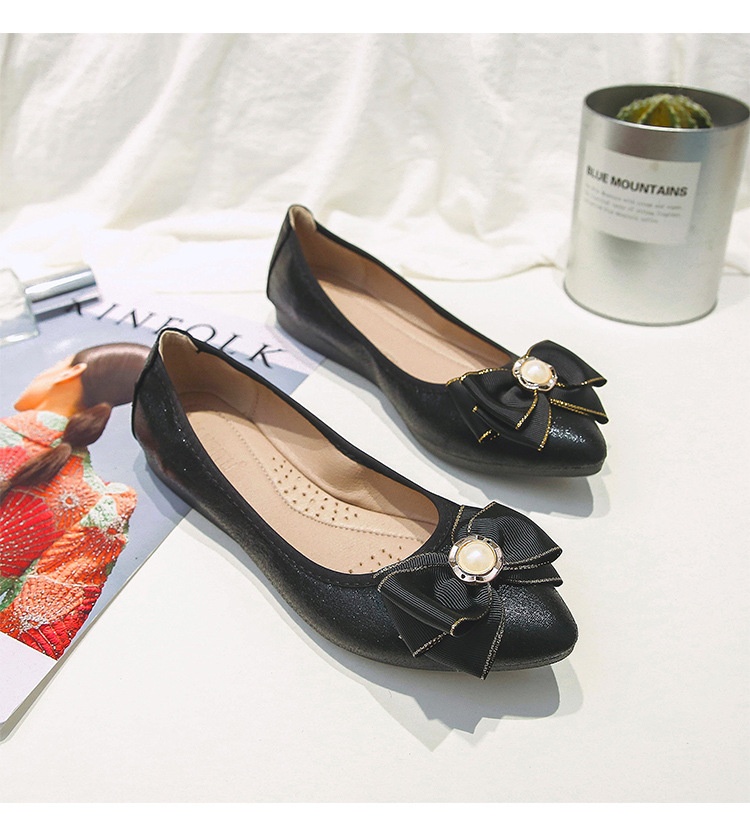 Flache Tanzschuhe Für Damen Mit Perlen Und Weicher Sohle_voghion.com