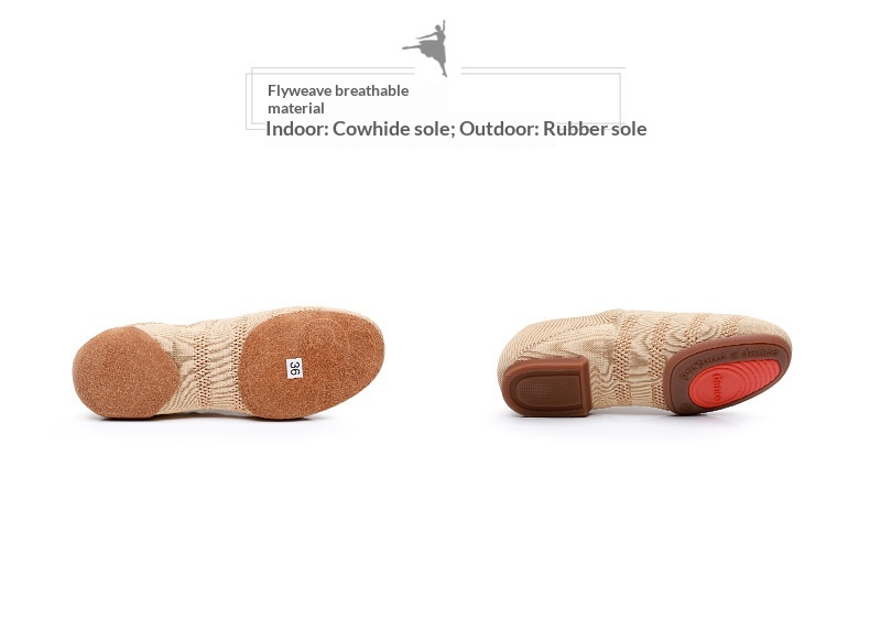 Comfortable Dance Shoes For Girls And Adults Soft Sole Practice_voghion.com