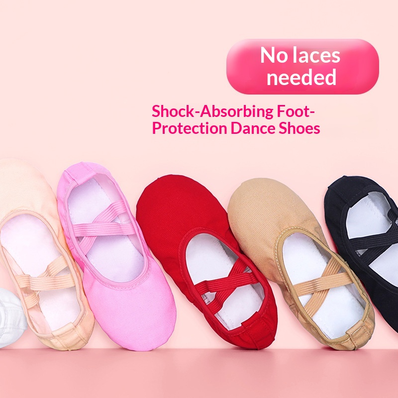 Dance Shoes Children's Indoor Soft Sole Ballet Adult Practice Dance Dancing Yoga Cat Paw Shoes For Women_voghion.com