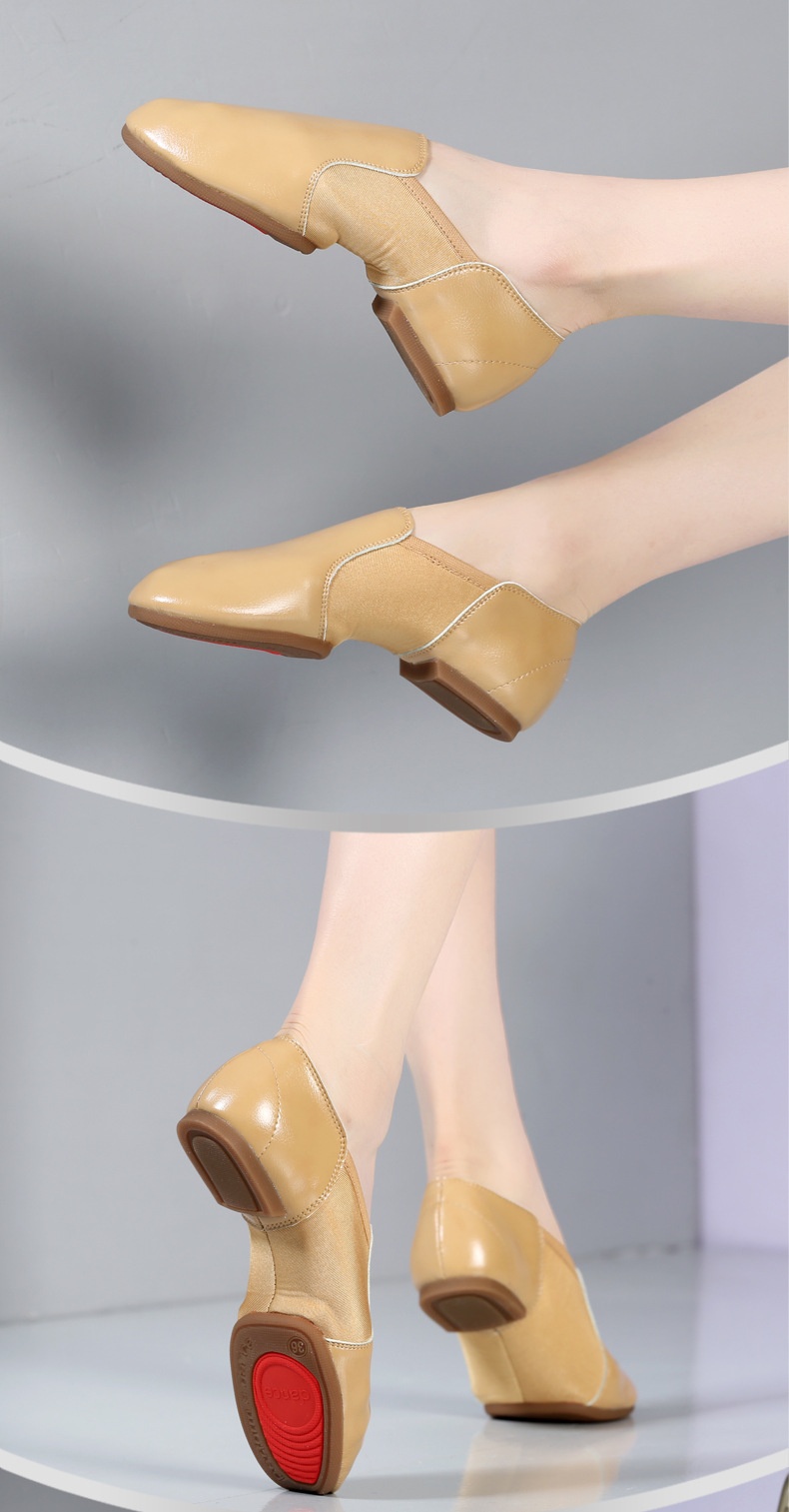 Damen Tanzschuhe Mit Elastischem Stoff Und Weicher Sohle Für Jazz_voghion.com