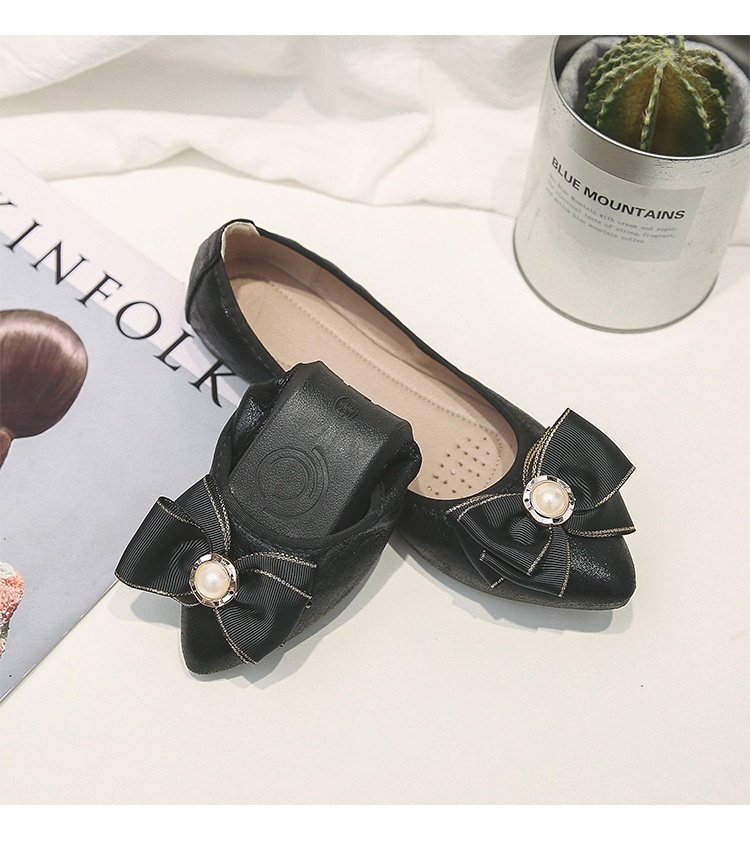 Flache Tanzschuhe Für Damen Mit Perlen Und Weicher Sohle_voghion.com