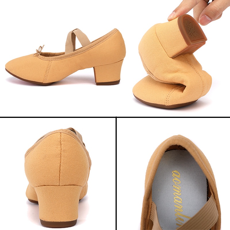 Dance Shoes Dance Training Shoes For Teachers, Outdoor Adult Women's Belly Dance, Modern Dance Practice, Ballet, Breathable, Flat_voghion.com
