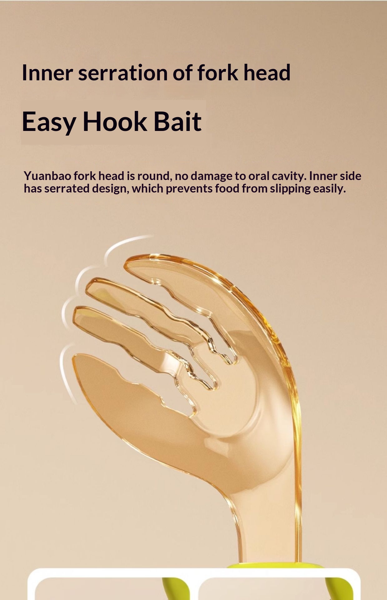 Baby Feeding Utensils Set - Self-feeding Training Fork And Spoon_voghion.com