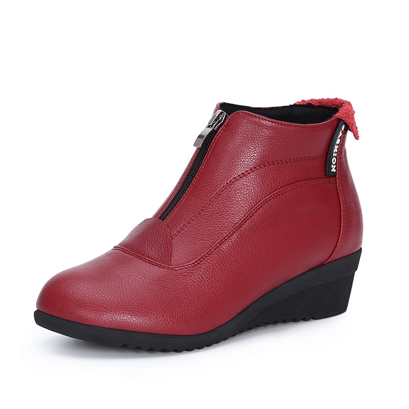 Dance Shoes Cross-border Products: Autumn Winter Square Dance European And American Shoes, Cold-proof Women's Flat Short Boots,_voghion.com