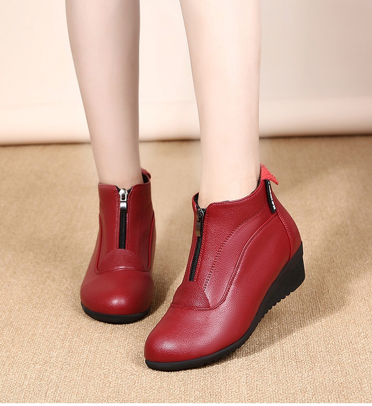 Women's Winter Dance Boots Flat Cold-proof Square Dance Shoes_voghion.com