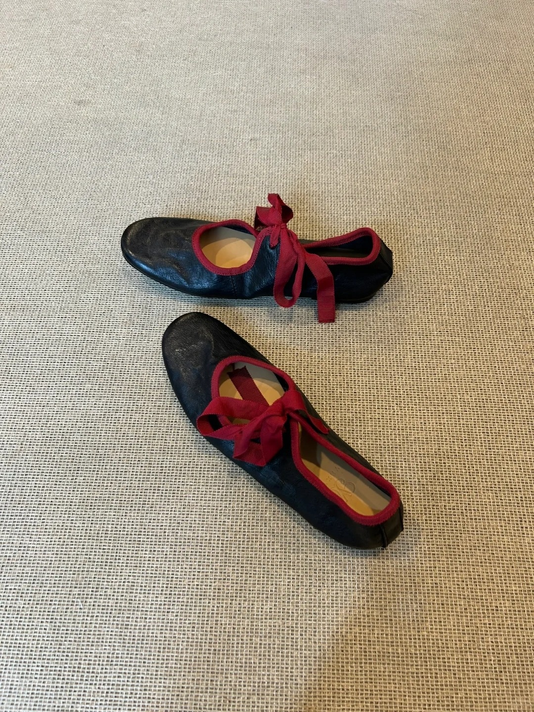 Dansesko til damer retro i fåreskind med snørebånd_voghion.com