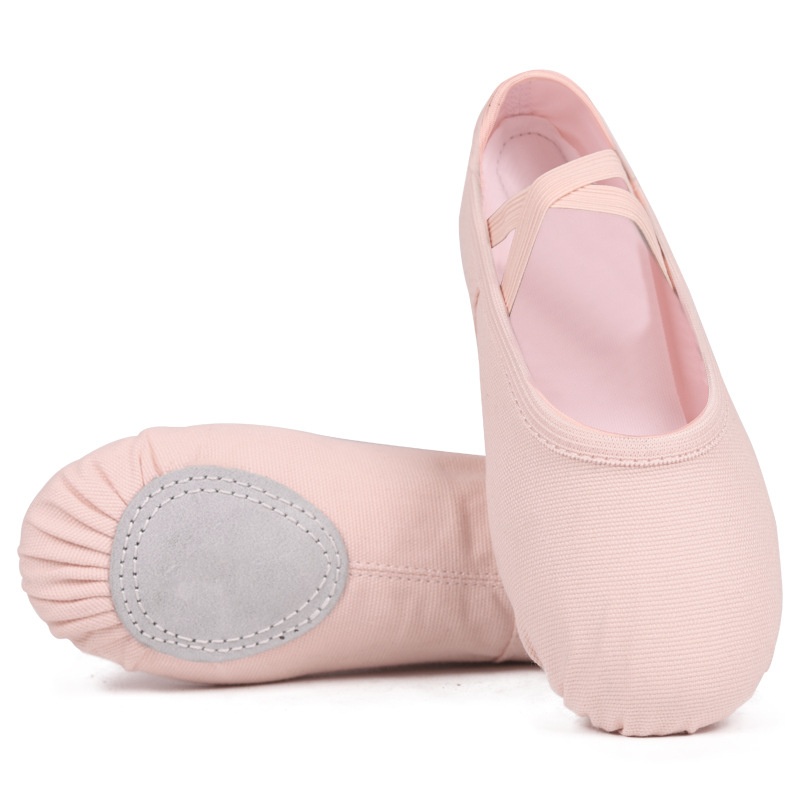 Chaussures de danse pour filles patte de chat rose souples_voghion.com