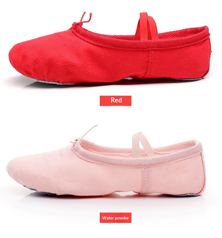 Sapatilhas de ballet para dança adultos e crianças sola macia_voghion.com