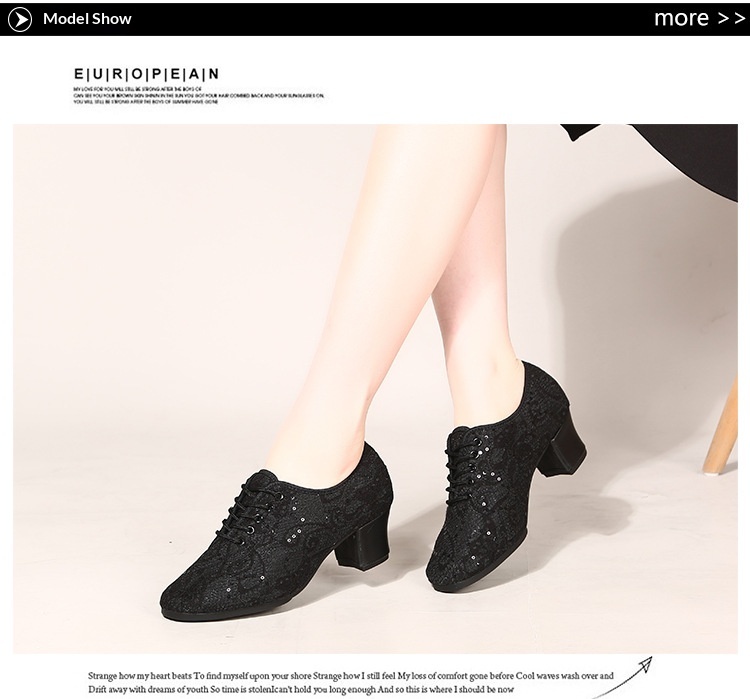 Latin Dance Shoes For Women Breathable Soft Sole Performance_voghion.com