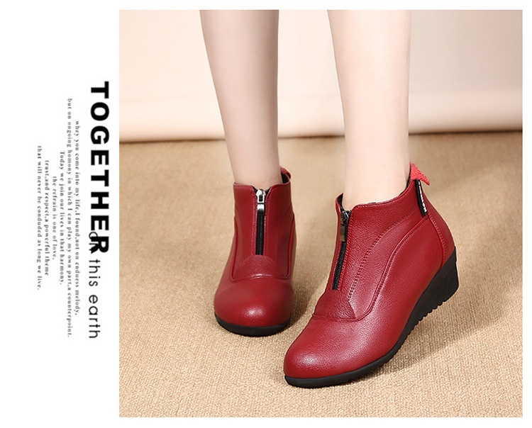 Women's Winter Dance Boots Flat Cold-proof Square Dance Shoes_voghion.com