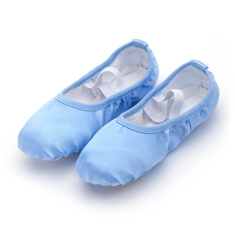 Tanzschuhe Satin Ballett Katzenpfote Körperübung Tanzschuhe Bewertung Aufführung Weiche Sohle Yoga Erwachsene_voghion.com