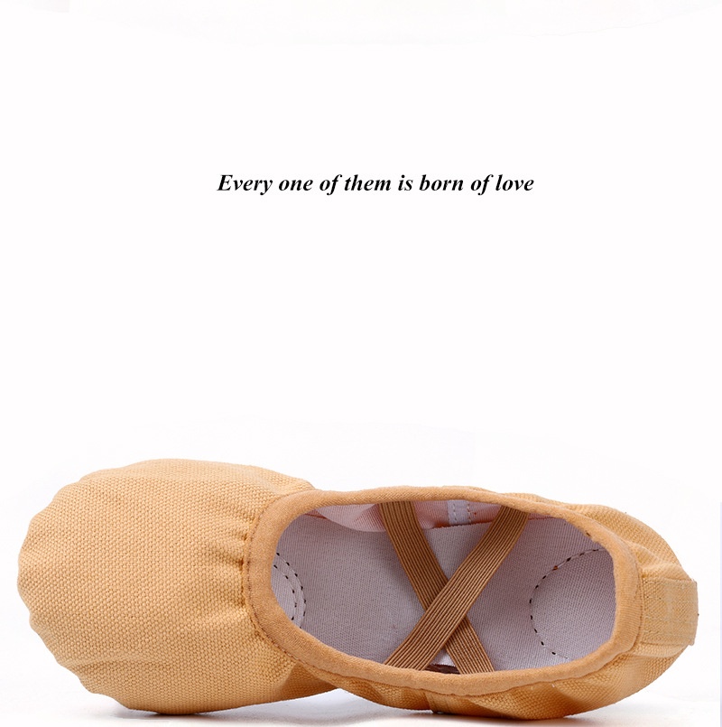 Ballettschuhe Für Kinder Mit Weicher Sohle Elastisch Ohne Schnürung_voghion.com
