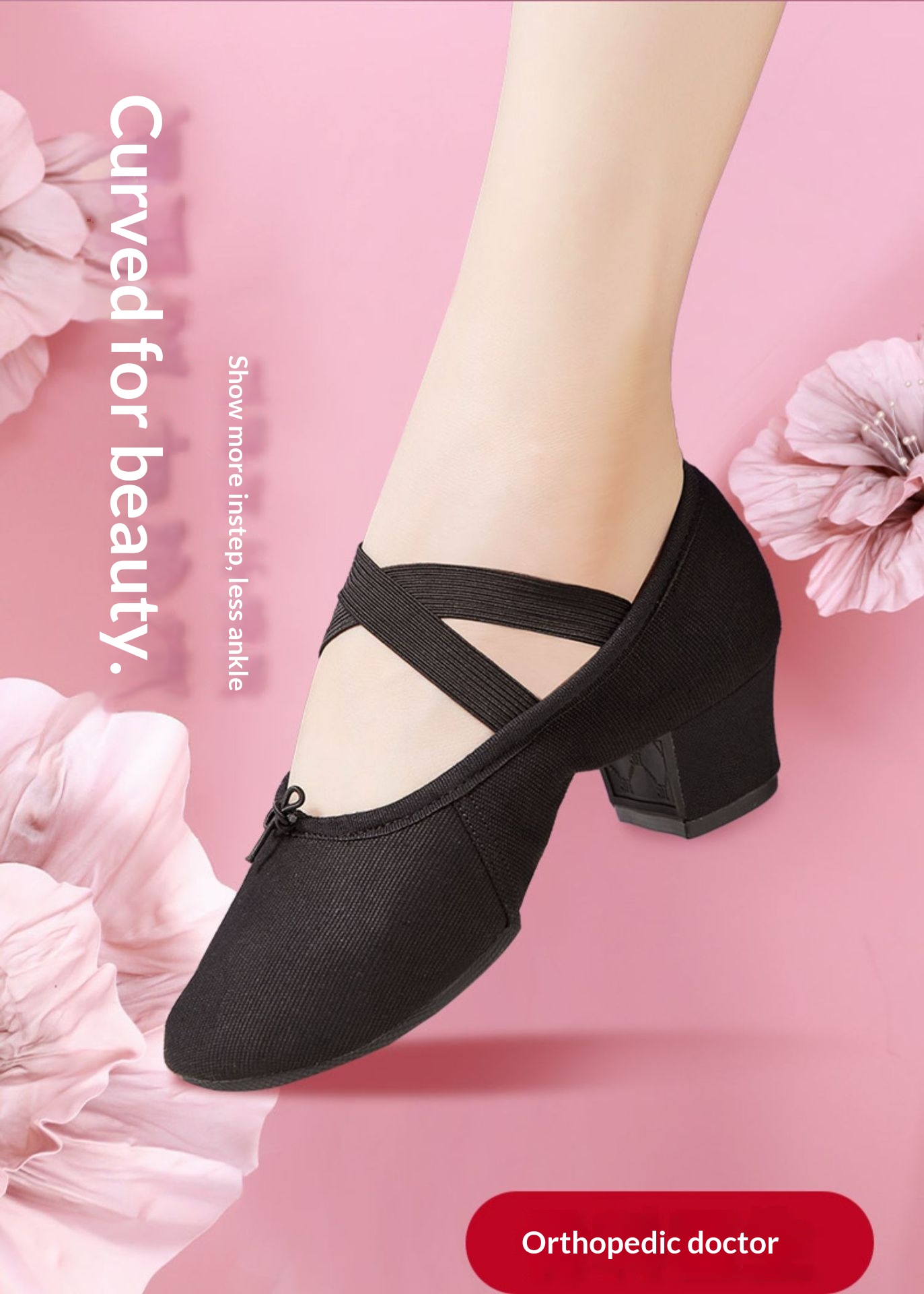 Breathable Women's Dance Shoes For Modern Ballet And Belly Dance_voghion.com