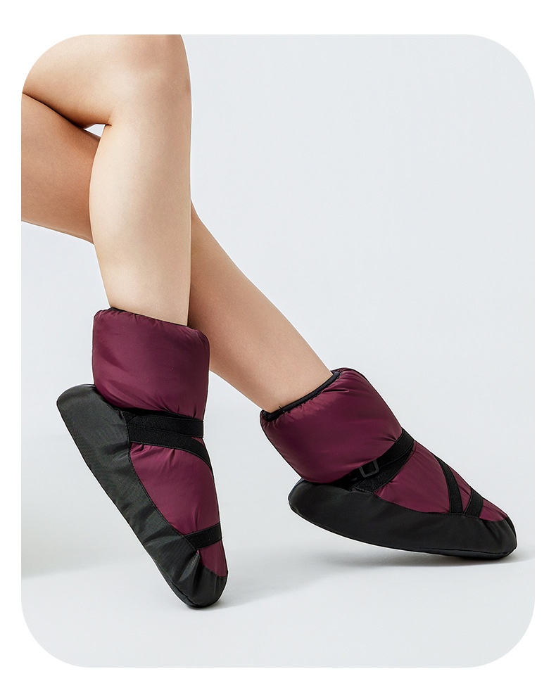 Chaussures De Danse À Lacets Épaisses Et Doublées En Polaire_voghion.com