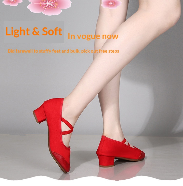 Latin dansschoenen dames met zachte zool voor ballroom dansen_voghion.com