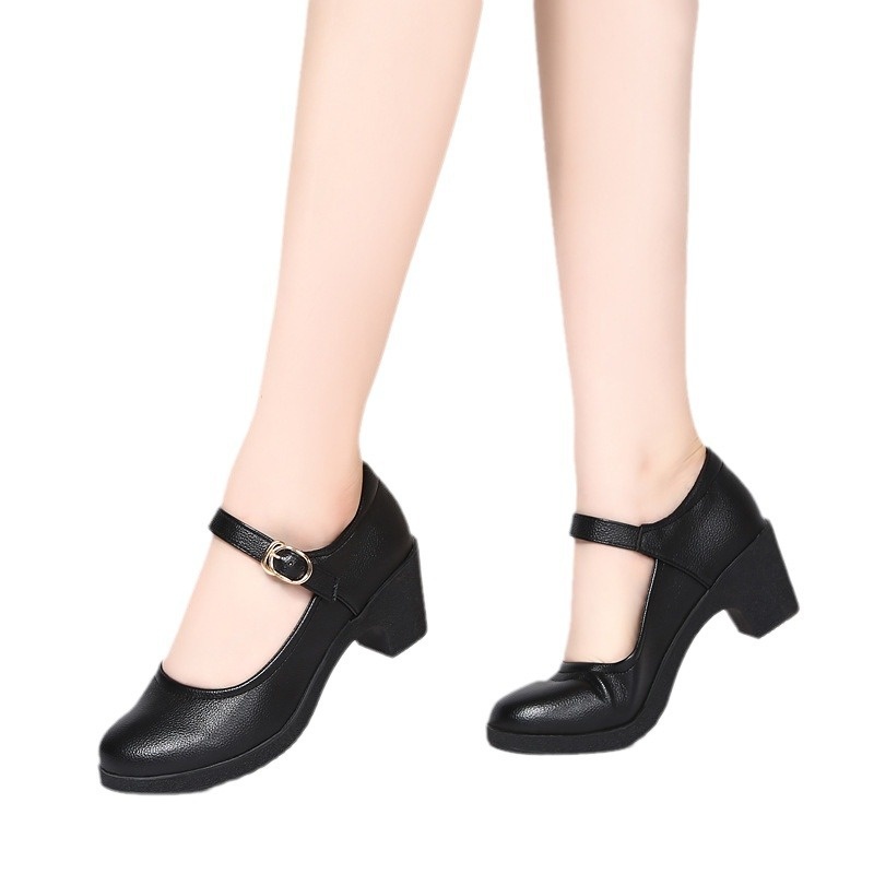 Dance Shoes 2025 Model Square Dancing, New Mid-Heel Soft Sole Dance Shoes For Women, Middle-Aged And Elderly Mothers' Shoes,_voghion.com