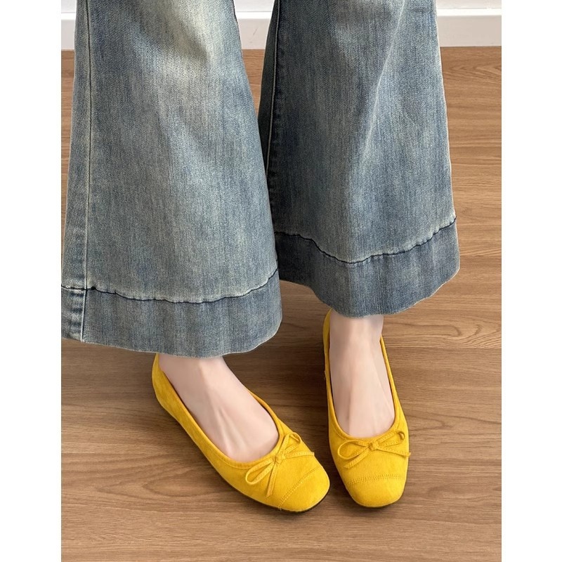 Echte leren dansschoenen voor dames ronde neus avondschoenen_voghion.com