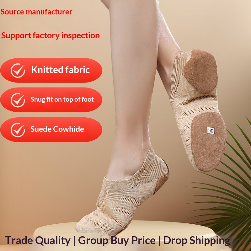 Dance Shoes Feiwei For Girls Children Cheerleading Team Exercise Adult Dancing Fitness Soft Sole Practice Shoes Chinese Dance Yoga_voghion.com