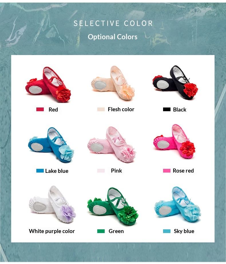 Dance Shoes Ballet Soft Soled Practice Shoes For Adults And Kids_voghion.com