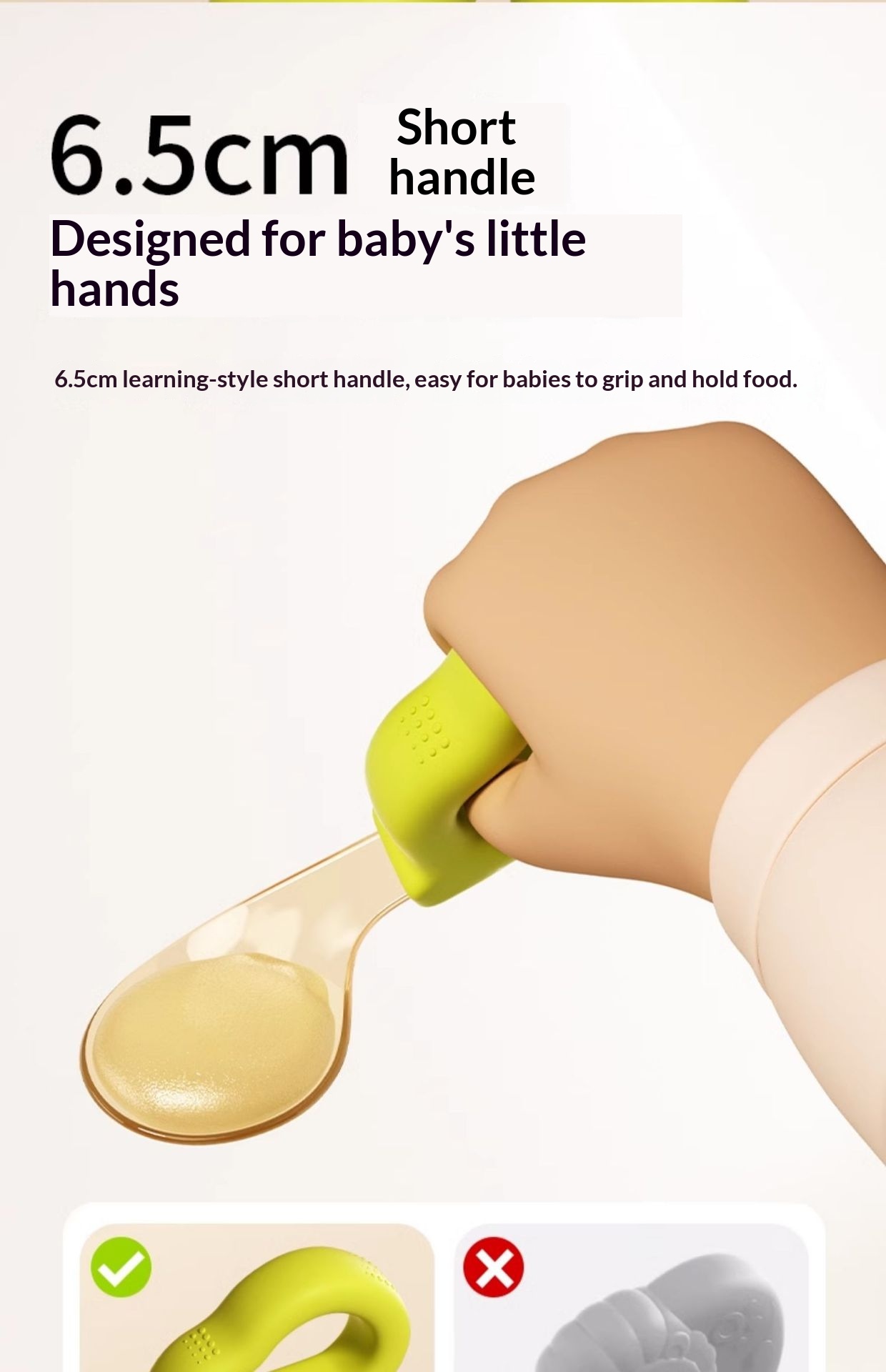 Baby Feeding Utensils Set - Self-feeding Training Fork And Spoon_voghion.com