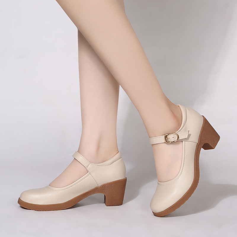 Dance Shoes 2025 Model Square Dancing, New Mid-Heel Soft Sole Dance Shoes For Women, Middle-Aged And Elderly Mothers' Shoes,_voghion.com