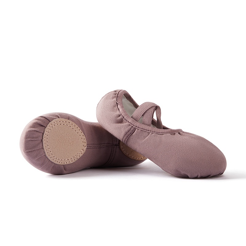 Sapatos de dança infantis para meninas, com sola macia, para prática, adultos, para exame de arte, modelo Morandi, coloridos, para balé de verão._voghion.com