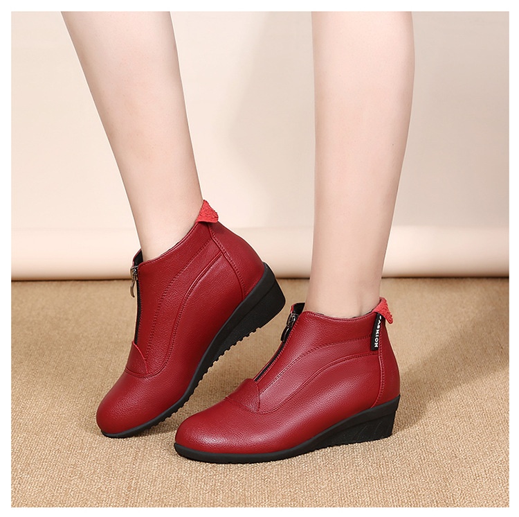 Women's Winter Dance Boots Flat Cold-proof Square Dance Shoes_voghion.com
