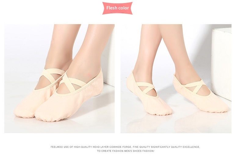 Childrens Dance Shoes Soft Soled Ballet And Latin Practice Shoe_voghion.com