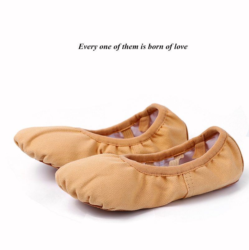 Ballettschuhe Für Kinder Mit Weicher Sohle Elastisch Ohne Schnürung_voghion.com