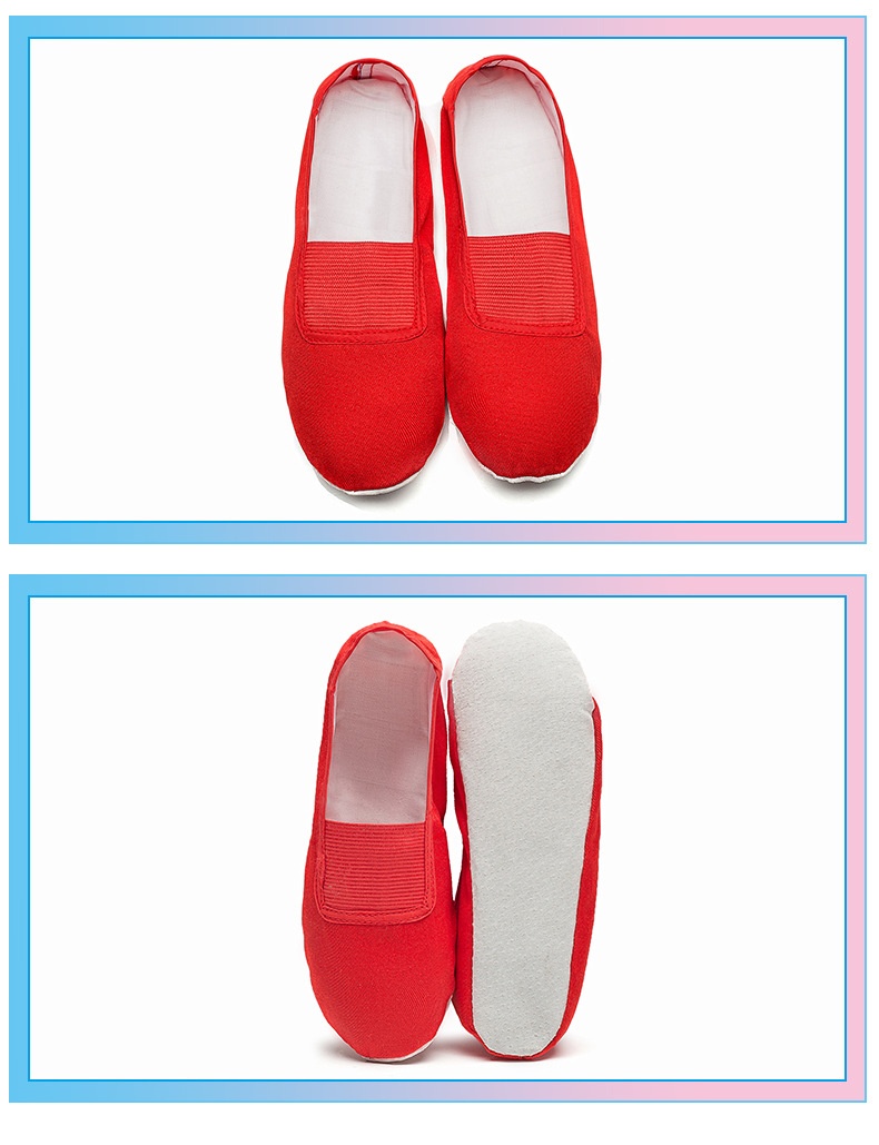 Sapatos de dança para adultos e crianças, ginástica, balé e ioga, com sola macia e formato de pata de gato, brancos, ideais para professores de dança._voghion.com