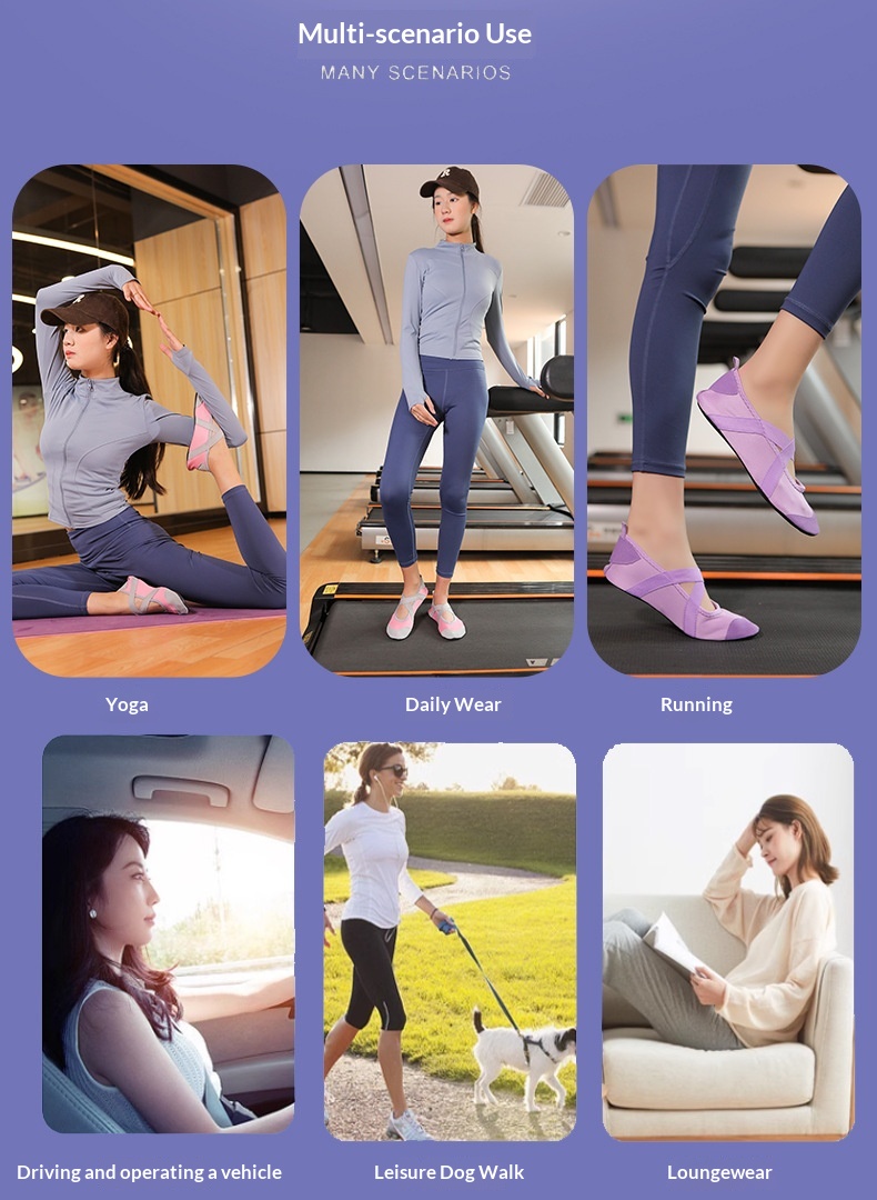 Antislip dansschoenen voor dames yoga pilates en binnentraining_voghion.com