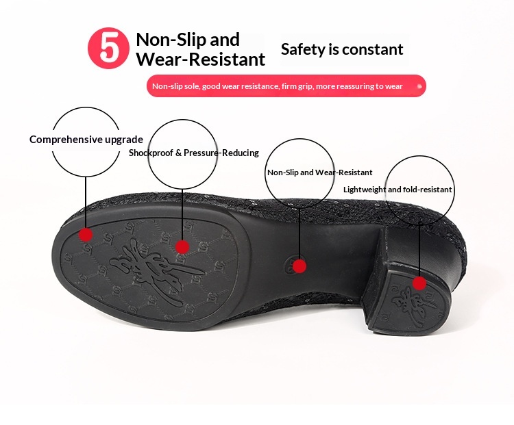 Latin Dance Shoes For Women Breathable Soft Sole Performance_voghion.com