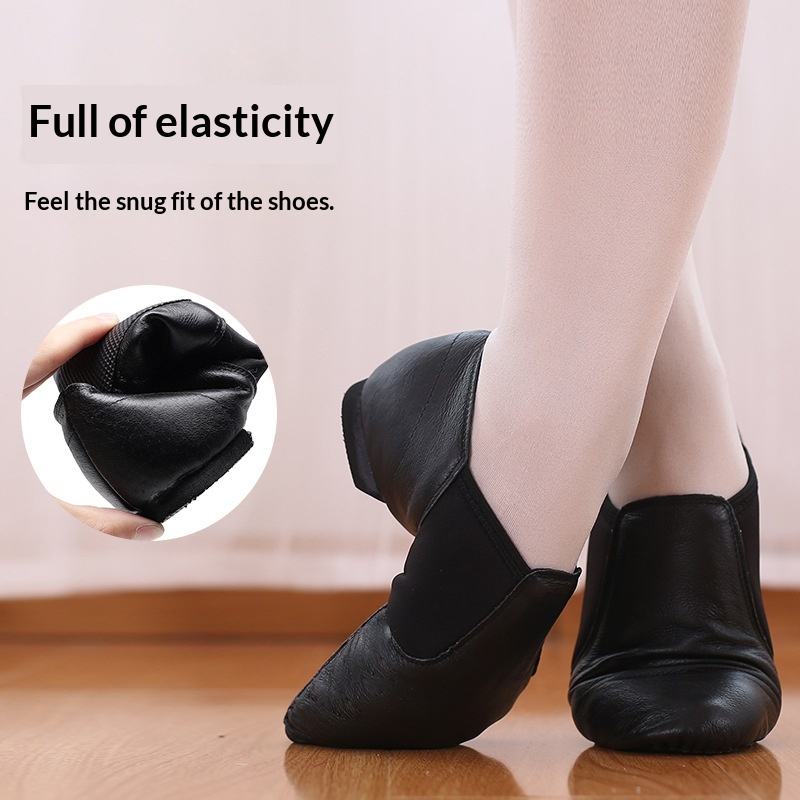 Tanzschuhe aus elastischem Material, Jazzschuhe für Erwachsene, Lateinamerikanische Tanzschuhe, Ballettschuhe, Cheerleading-Schuhe, Low-Top_voghion.com