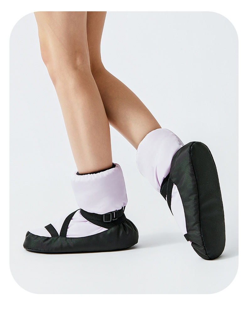 Chaussures De Danse À Lacets Épaisses Et Doublées En Polaire_voghion.com