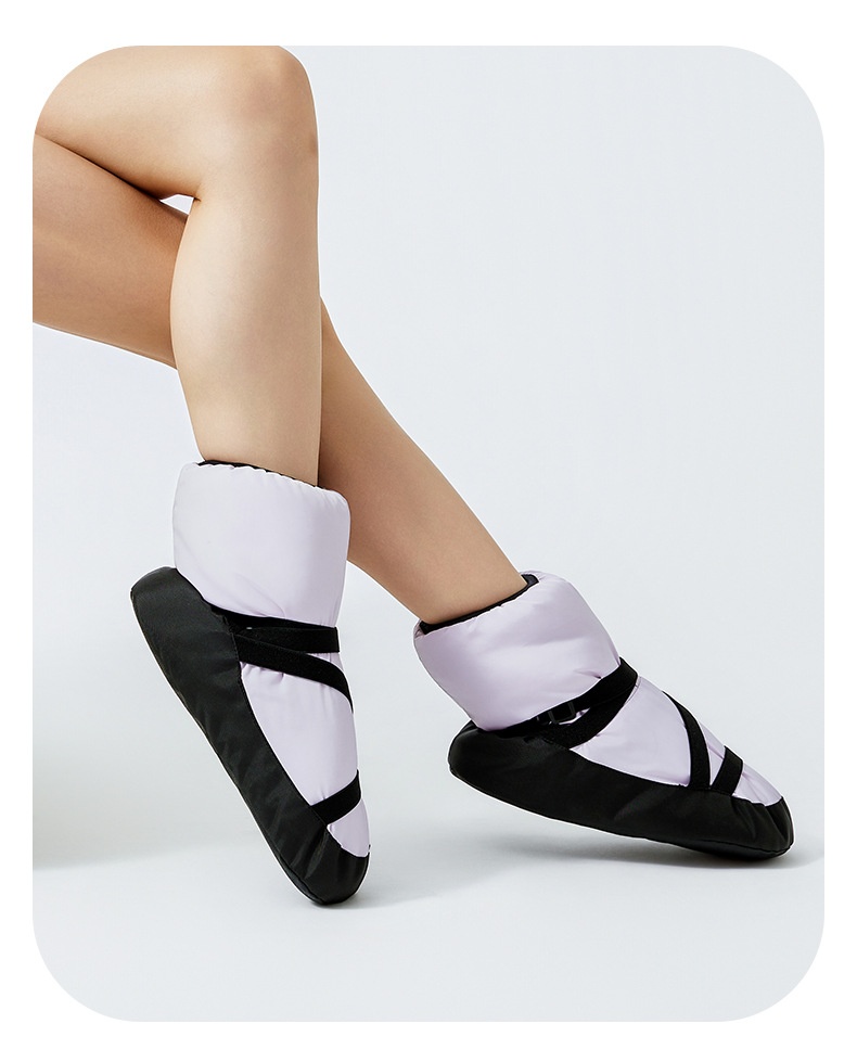 Chaussures De Danse À Lacets Épaisses Et Doublées En Polaire_voghion.com