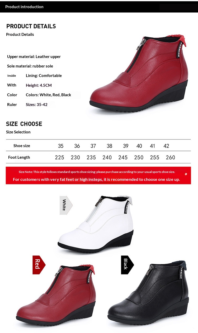 Women's Winter Dance Boots Flat Cold-proof Square Dance Shoes_voghion.com